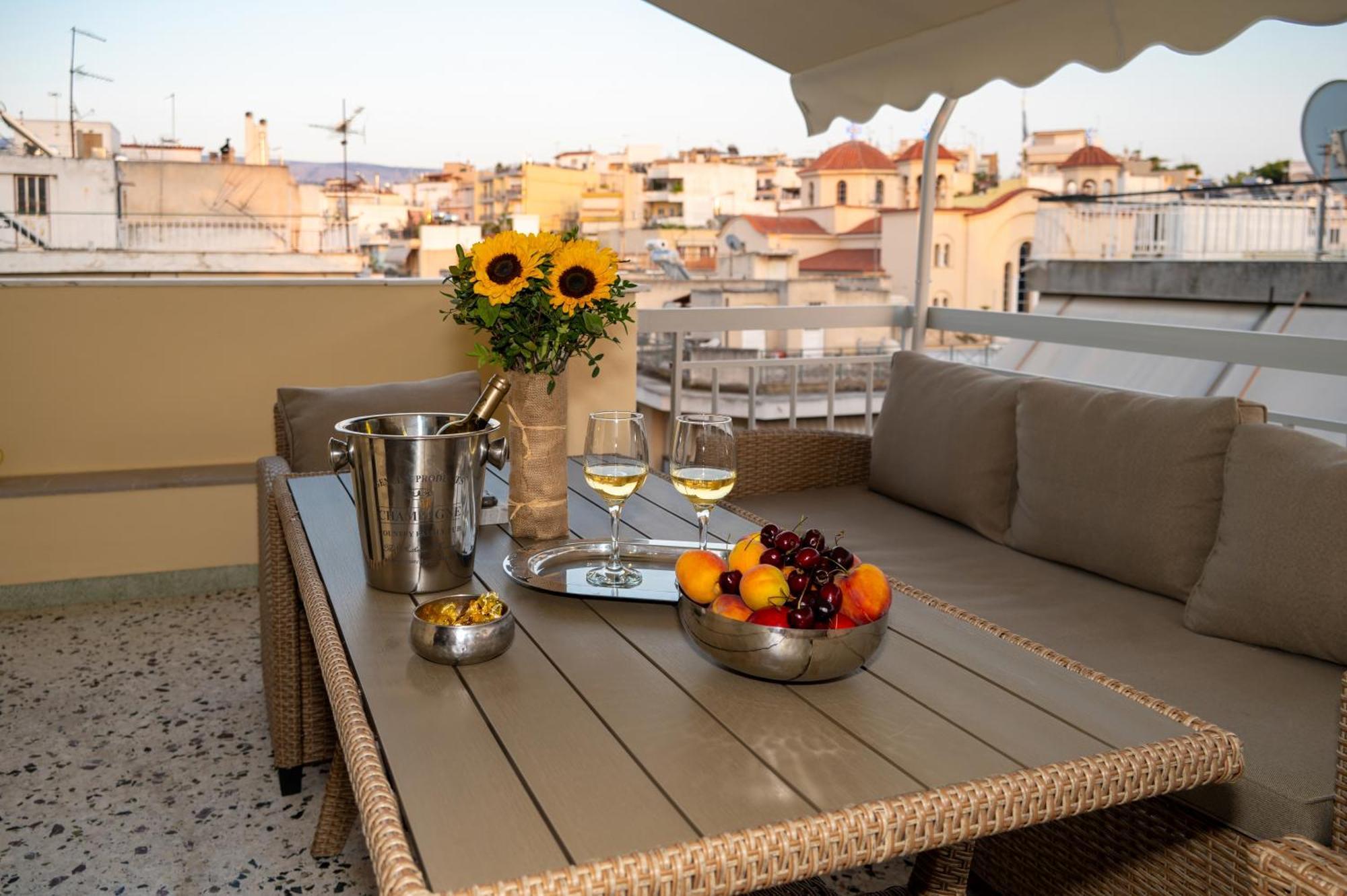 Acropolis Terrace View Apartment アテネ エクステリア 写真